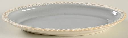 Chesterton Light Gray Relish/Gravy Underplate