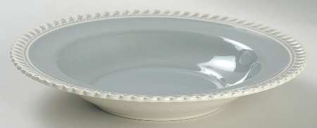 Chesterton Light Gray Rim Soup Bowl