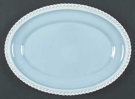 Chesterton Blue 13" Oval Serving Platter