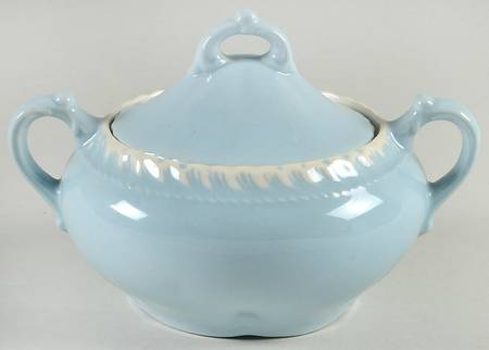 Chesterton Blue Sugar Bowl & Lid