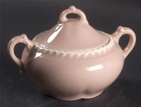 Chesterton Pink Cocoa Sugar Bowl & Lid