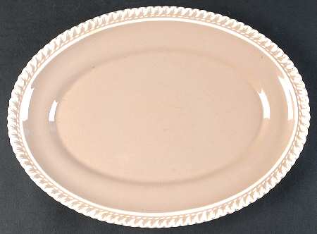 Chesterton Pink Cocoa 11" Oval Serving Platter