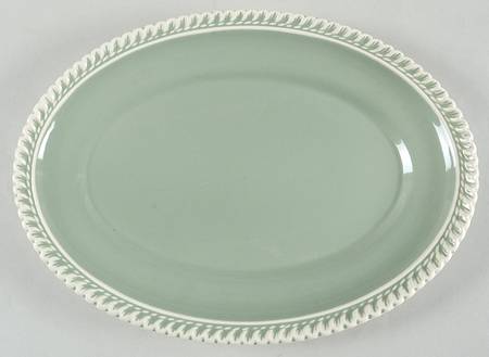 Chesterton Celadon 11" Oval Serving Platter