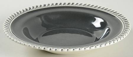 Chesterton Charcoal Rim Soup Bowl
