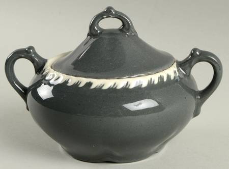 Chesterton Charcoal Sugar Bowl & Lid