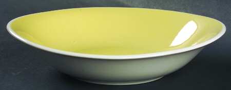 Cock O'Morn (Yellow) Lugged Soup Bowl