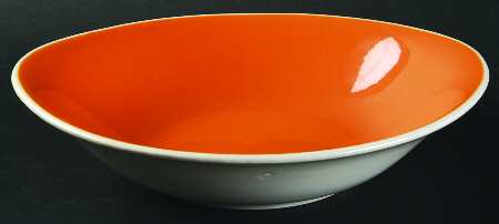 Cock O'Morn (Coral) Lugged Soup Bowl