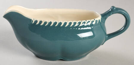 Corinthian (Dark Teal Green) Gravy Boat