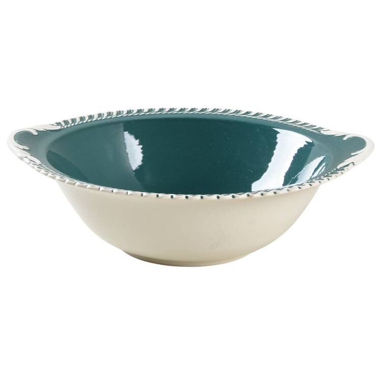 Corinthian (Dark Teal Green) Round Vegetable No Lid
