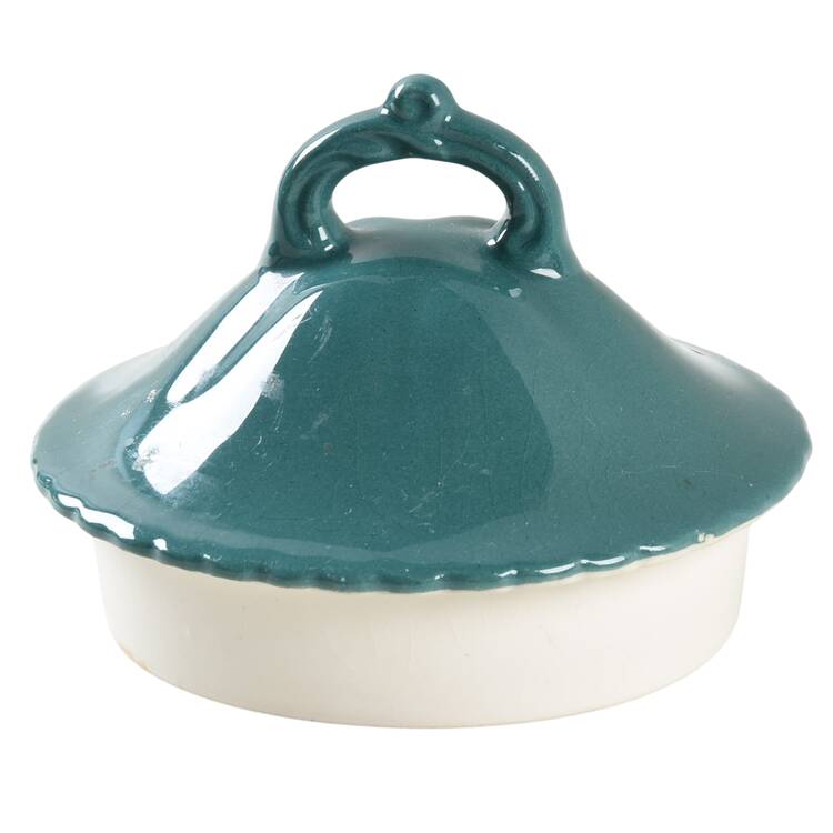 Corinthian (Dark Teal Green) Lid for Teapot