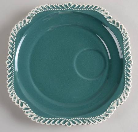Corinthian (Dark Teal Green) Snack Plate