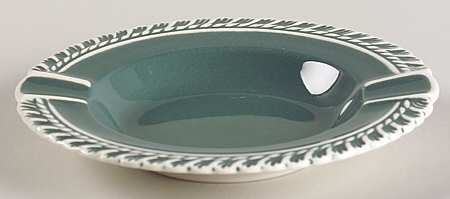 Corinthian (Dark Teal Green) 5" Ashtray