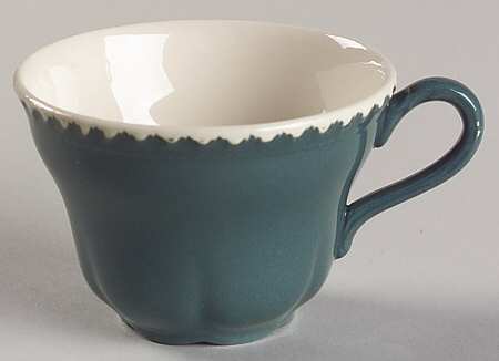 Corinthian (Dark Teal Green) Flat Cup