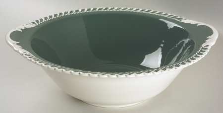 Corinthian (Dark Teal Green) 10" Round Vegetable Bowl