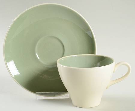 Coronet Flat Cup & Saucer Set