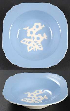 Dainty Flower Blue (Virginia) Fruit/Dessert (Sauce) Bowl