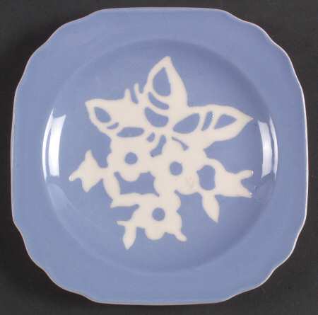 Dainty Flower Blue (Virginia) Small Bread & Butter Plate by Harker