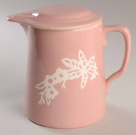 Dainty Flower Pink (Virginia) Batter Jug with Lid