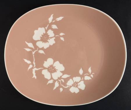 Dogwood Tan 13" Oval Serving Platter