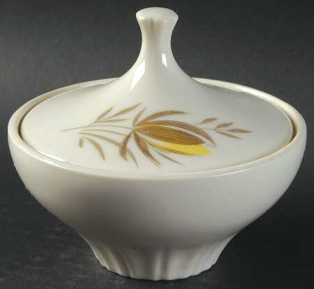 Forest Flower Sugar Bowl & Lid