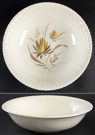 Forest Flower 9" Round Vegetable Bowl