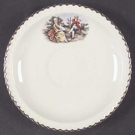 Godey Prints Saucer
