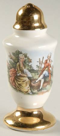 Godey Prints Pepper Shaker