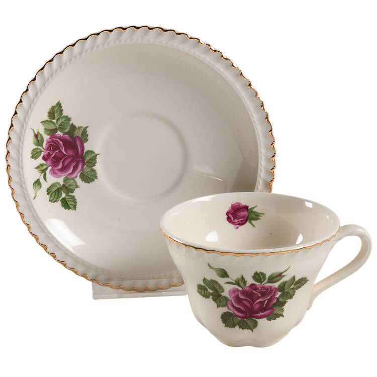HAR17 Flat Cup & Saucer Set by Harker