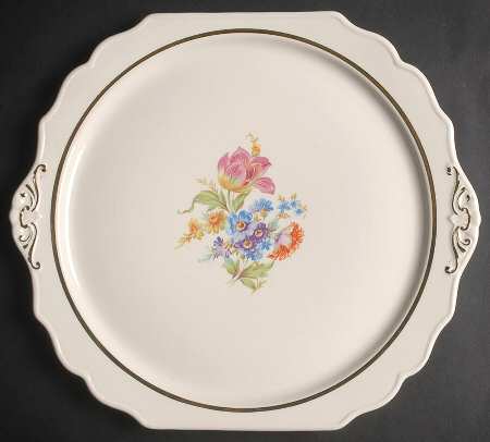 HAR8 Square Handled Cake Plate