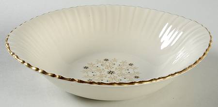 Forget Me Not Lugged Soup Bowl