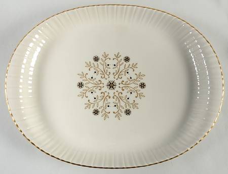 Forget Me Not 13" Oval Serving Platter