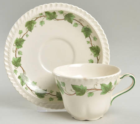 Ivy Flat Cup & Saucer Set