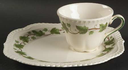 Ivy Snack Plate & Cup Set