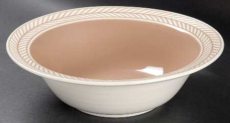 Laurelton Beige 9" Round Vegetable Bowl