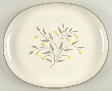 Lemon Tree 13" Oval Serving Platter
