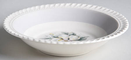 Magnolia Rim Fruit/Dessert (Sauce) Bowl
