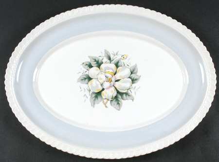 Magnolia 15" Oval Serving Platter