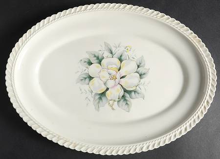 Magnolia 13" Oval Serving Platter