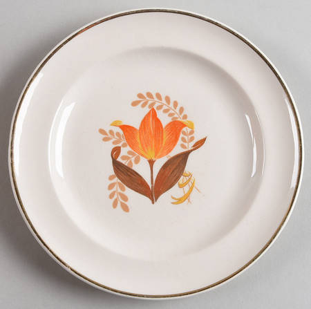 Modern Tulip Bread & Butter Plate