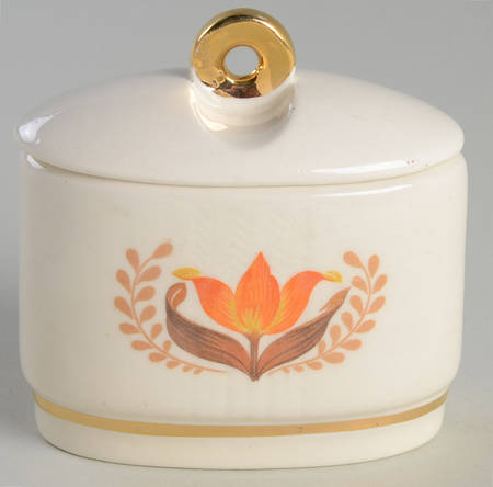 Modern Tulip Sugar Bowl & Lid