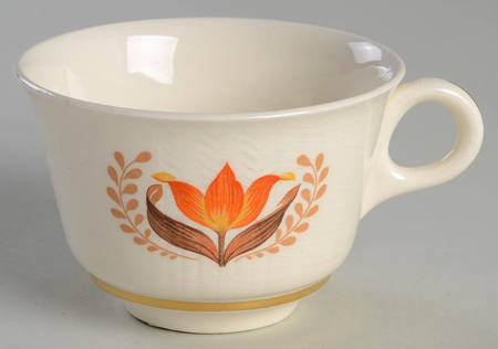 Modern Tulip Flat Cup