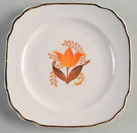 Modern Tulip Square Bread & Butter Plate