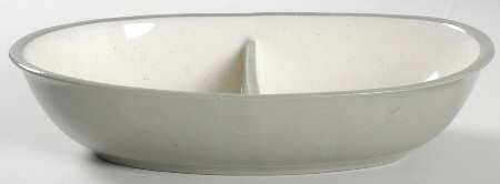 Peacock Alley 10" Oval Divided Vegetable Bowl