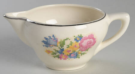 Petit Point Creamer by Harker