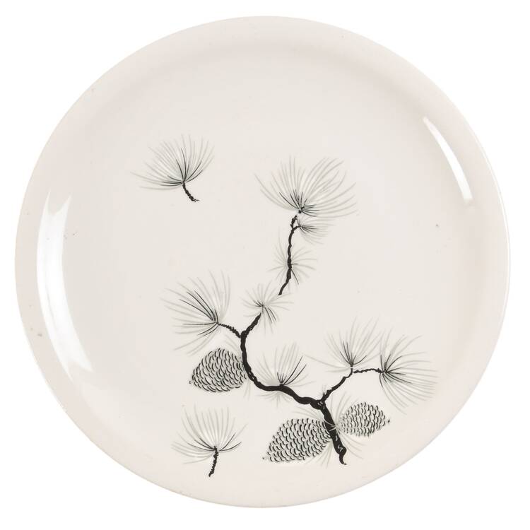 Pine Cone Salad Plate