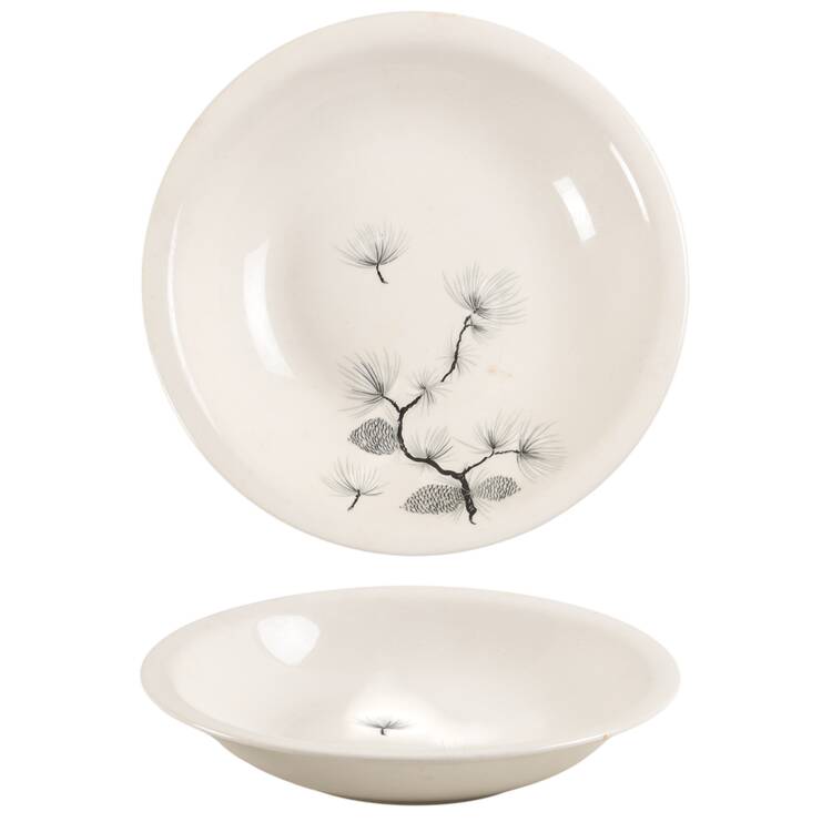 Pine Cone Coupe Soup Bowl