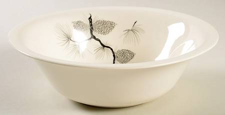 Pine Cone 8" Round Vegetable Bowl