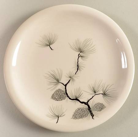 Pine Cone Bread & Butter Plate