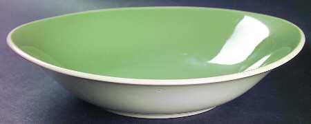 Provincial Tulip Green Coupe Soup Bowl