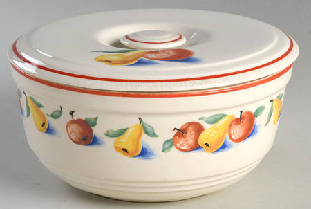 Red Apple II Hotoven Round Covered Vegetable